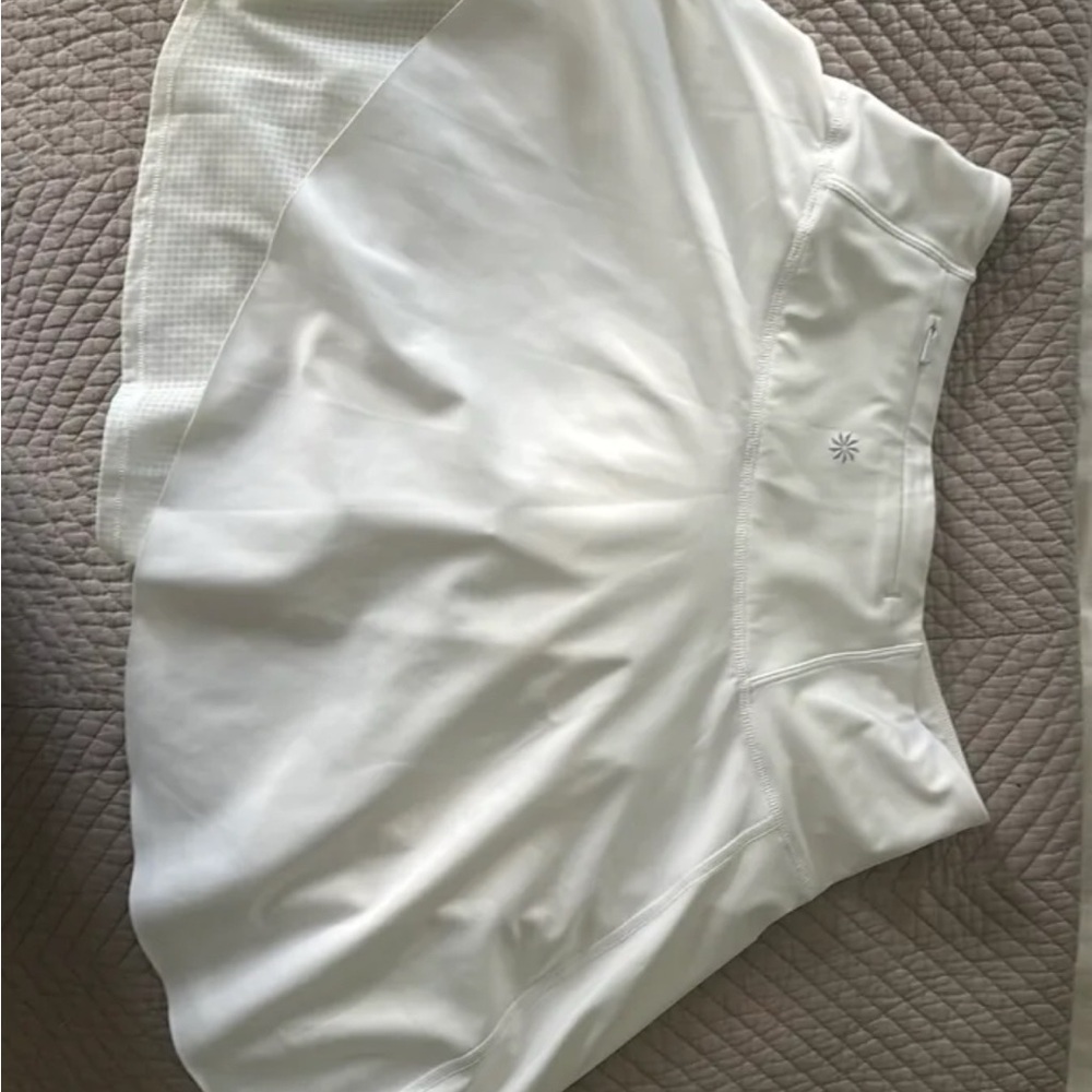 Athleta White Ace Mesh Skort